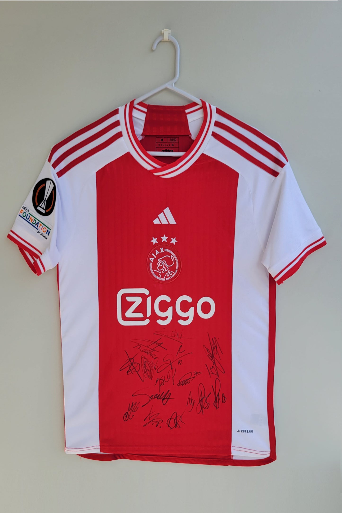 Ajax 2023-24 Signed Shirt & NFT Display Package