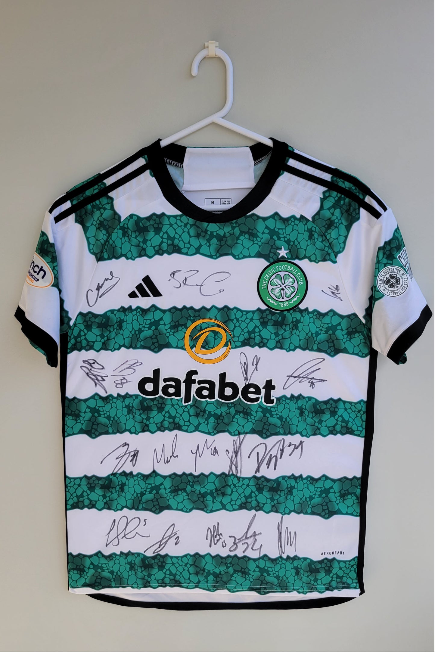 Celtic 2023-24 Signed Shirt & NFT Display Package