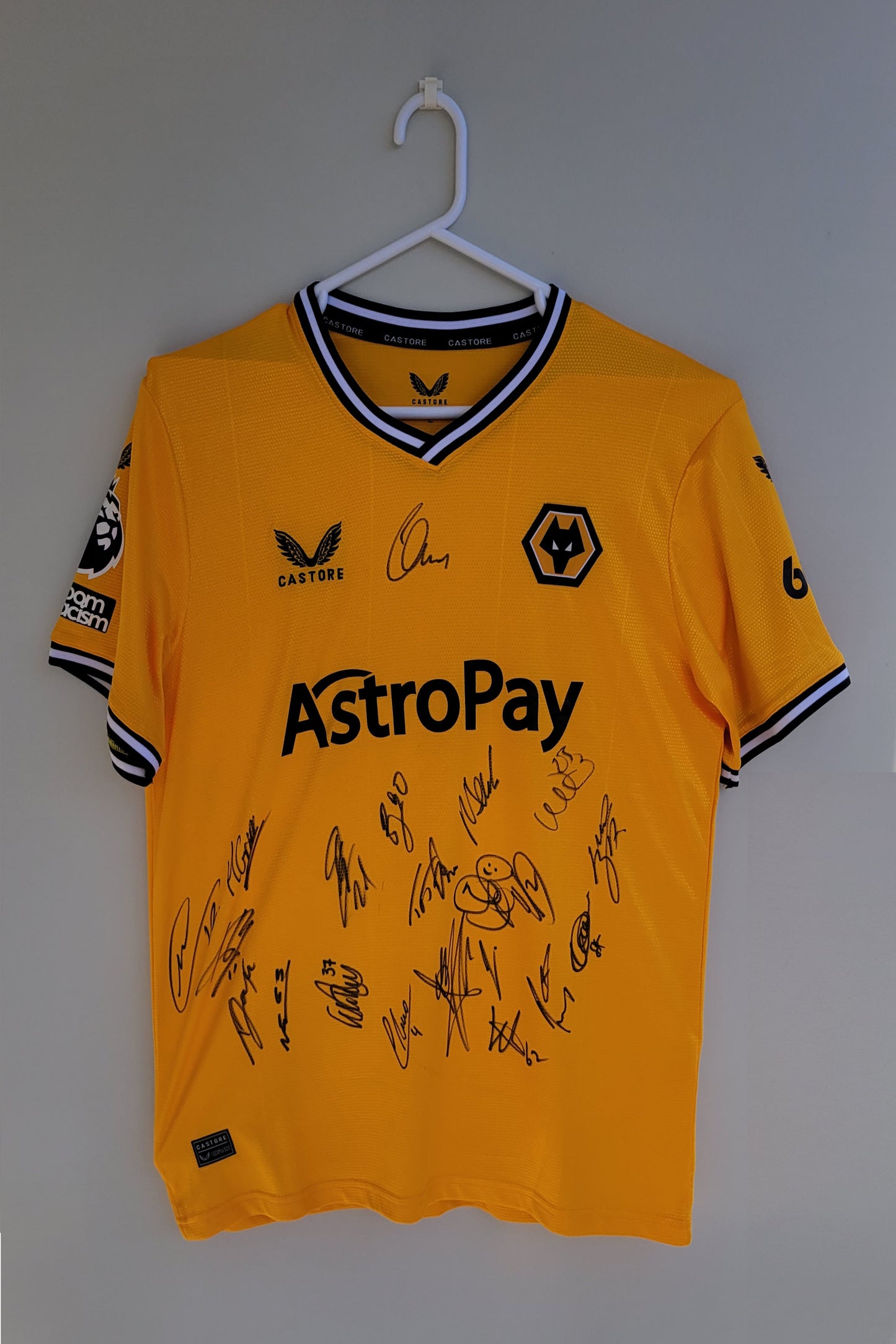 Wolves 2023-24 Signed Shirt & NFT Display Package