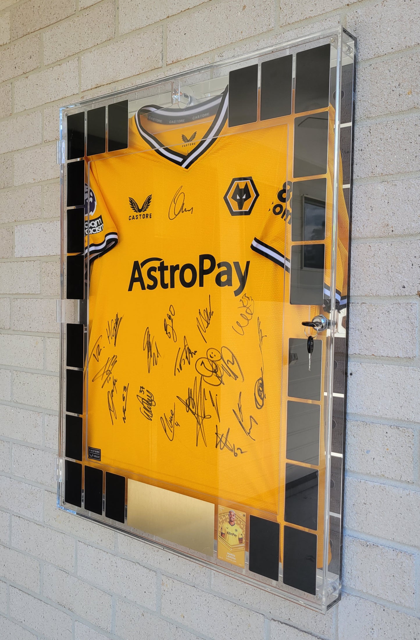 Wolves 2023-24 Signed Shirt & NFT Display Package